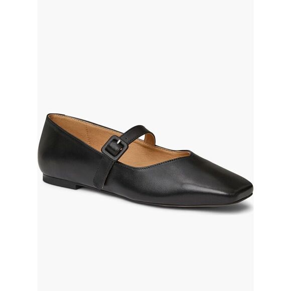 Bruno Magli Elissa Mary Jane Flat in Black Size 40/9.5 - Picture 1 of 12